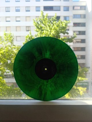Iron Maiden – Iron Maiden LP 1980 Green Swirl