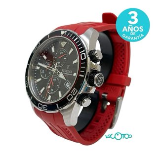 Reloj Festina Cronógrafo 44mm Cuarzo Silicona