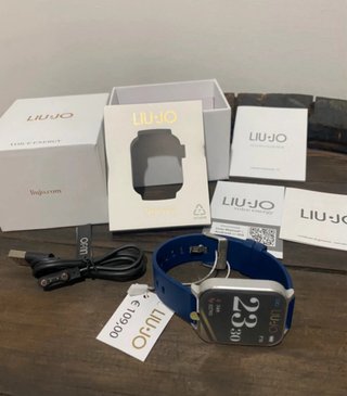 Smartwatch LIU JO Voice Energy Blu Nuovo con Carte