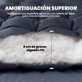Esterilla Camping Plegable Antideslizante Gris