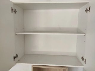 Conjunto Armarios Ikea Blanco y Madera