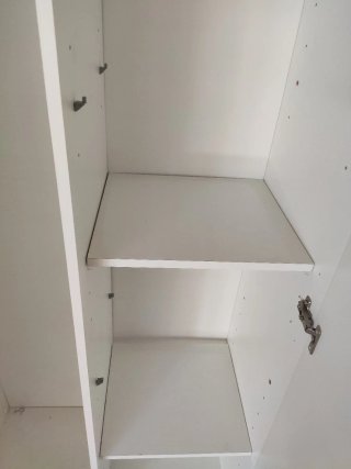 Conjunto Armarios Ikea Blanco y Madera