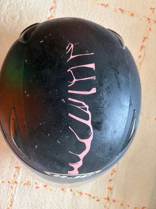 Casco Moto Integral Negro Rosa Talla XS