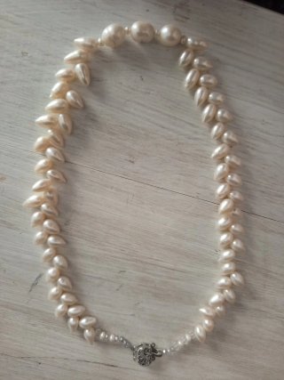 Collar Perlas Mar Filipinas Plata