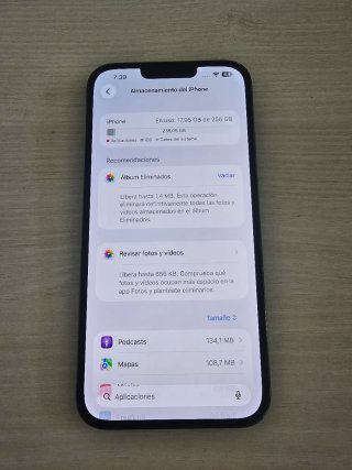 iPhone 13 Pro Max 256GB negro 84% bateria
