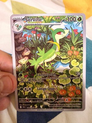 Carta Pokémon Servine Fase 1