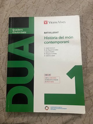libros historia del mon contemporani 1 bachiller
