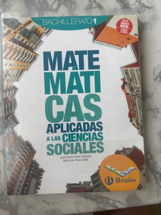 Matemáticas aplicadas a las ciencias sociales, ...