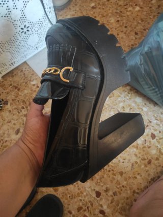Zapatos de plataforma altos negros