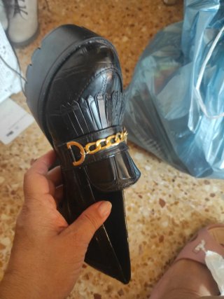 Zapatos de plataforma altos negros