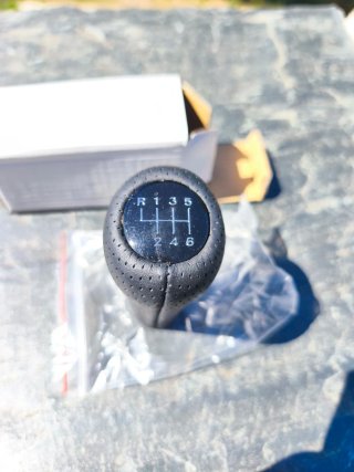 Palanca Cambios BMW Cuero Perforado