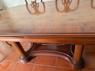 Mesa comedor y 6 sillas madera
