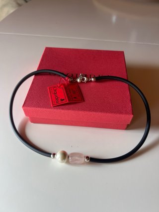 Collar perla Orquidea