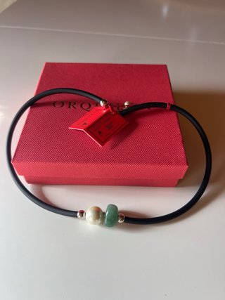 Collar perla Orquidea