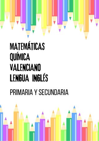 Clases particulares a domicilio en Elche