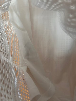 Vestido Blanco Mango Talla L