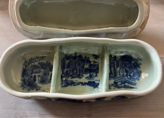 Caja cerámica inglesa Ironstone