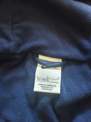 Chaqueta Nike Forrada Fútbol Azul