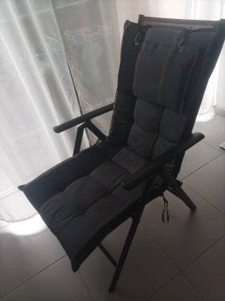 Silla plegable JYSK tela y metal