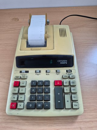 Calculadora Citizen 355DP II con impresora