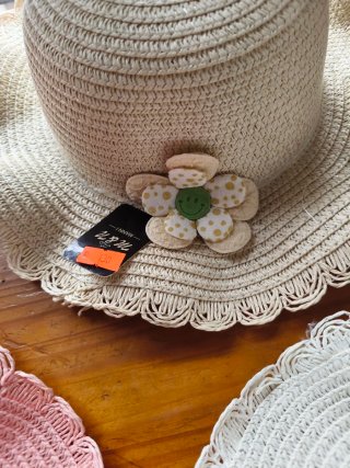 6 Sombreros de Paja para Niña