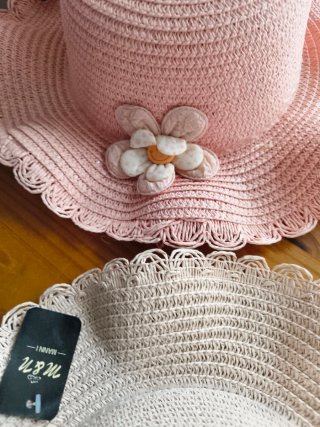 6 Sombreros de Paja para Niña