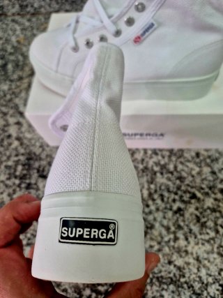 Zapatillas Superga Blancas Mujer Talla 38.