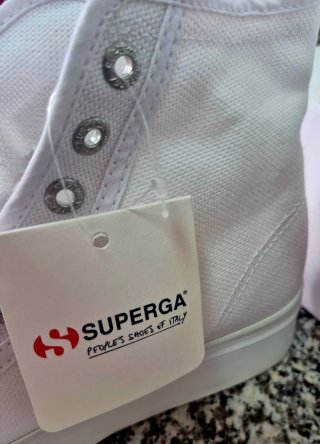 Zapatillas Superga Blancas Mujer Talla 38.