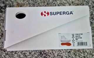 Zapatillas Superga Blancas Mujer Talla 38.