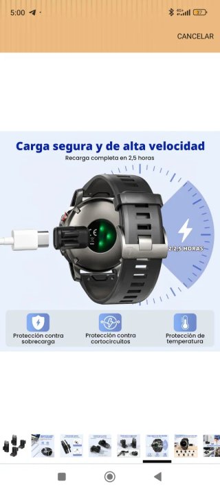 Adaptador USB-C a Cargador Reloj Garmin
