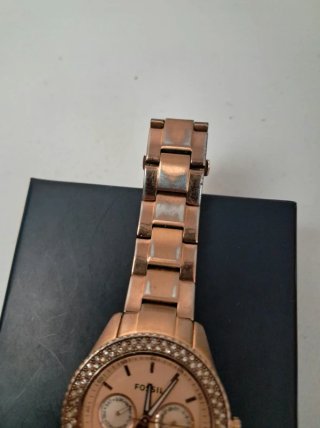 Reloj Fossil Mujer Dorado y Rosa
