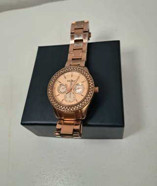 Reloj Fossil Mujer Dorado y Rosa