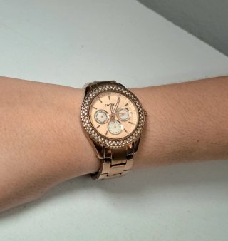 Reloj Fossil Mujer Dorado y Rosa