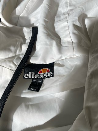 Casacca ellesse bianca e grigia