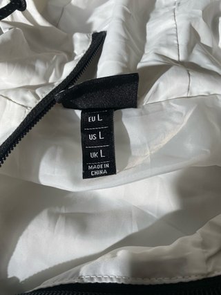 Casacca ellesse bianca e grigia