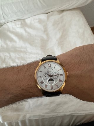 Reloj Guess Hombre Negro y Dorado