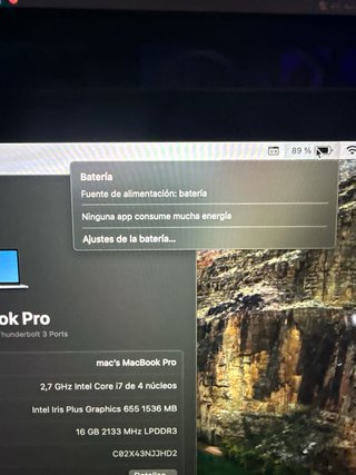MacBook Pro 13 2018 i7 4 núcleos 500GB SSD