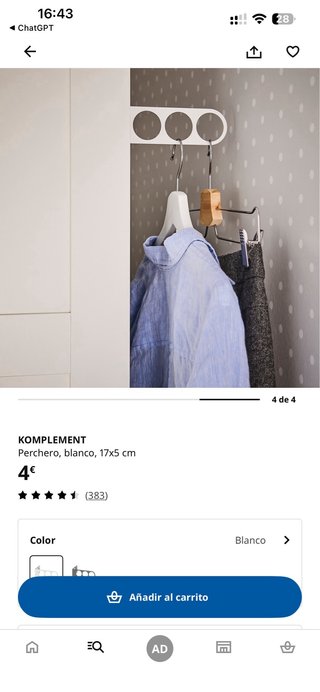 Armario Pax 100cm Ikea Blanco con accesorios