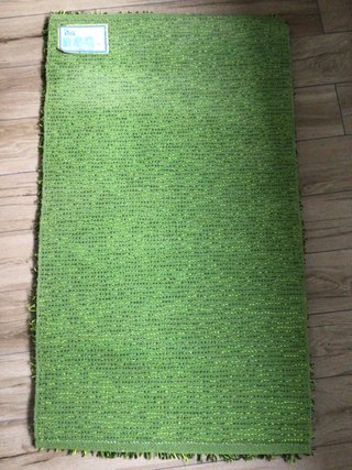 Alfombra verde 85x155