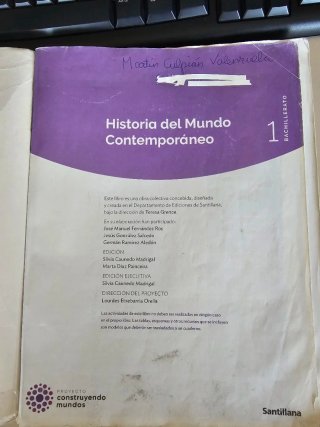 Historia del Mundo Contemporáneo Bachillerato [...