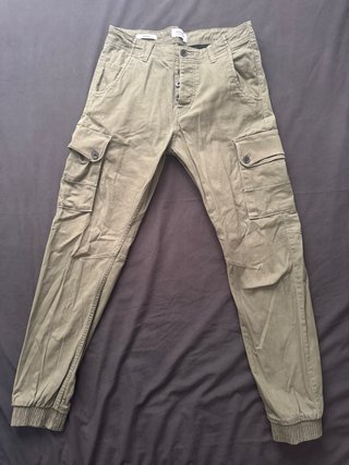 Pantalones cargo Jack & Jones verde