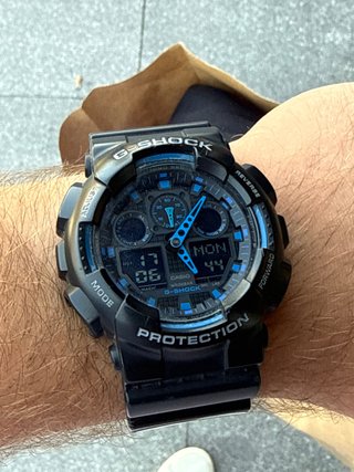 Reloj Casio G-Shock Negro y Azul