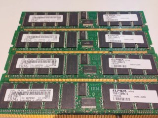 4x IBM 1GB PC-2100 DDR Memoria RAM