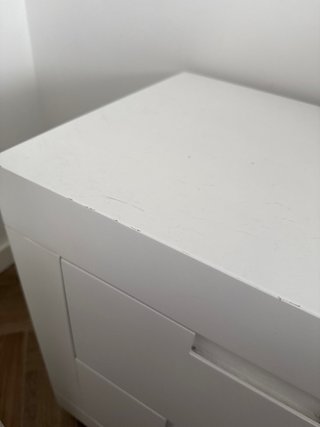 2 Mesitas de Noche Blancas