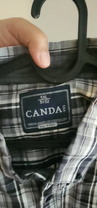 Camisa Candal cuadros 5XL