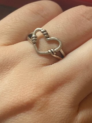 Anillo Corazón Acero 18mm