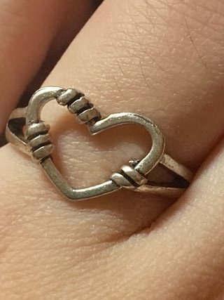 Anillo Corazón Acero 18mm