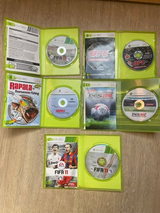 Xbox 360 60GB con 2 mandos y 5 juegos