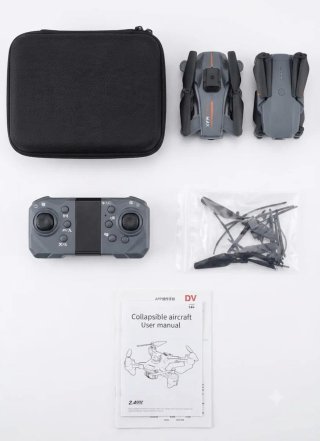 Dron Plegable HD con Mando y Funda