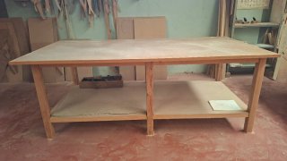 Banco de trabajo de madera 248X126X92